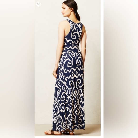Anthropologie Maeve scrollwork maxi dress size Xs - Picture 2 of 11
